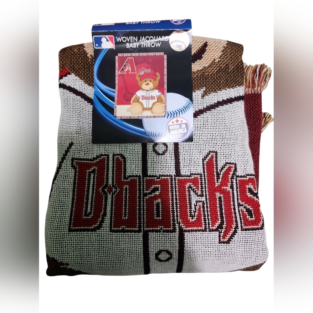 MLB Arizona Diamondbacks Baby Woven Jacquard Throw Blanket